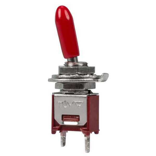 Main product image for SPST Sub-Mini Toggle Switch with Cover 060-500